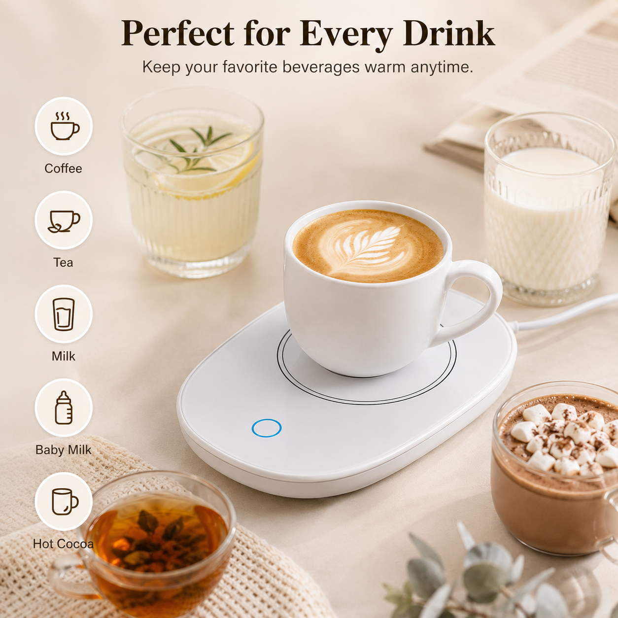 LUNÉA HOME Smart Mug Warmer