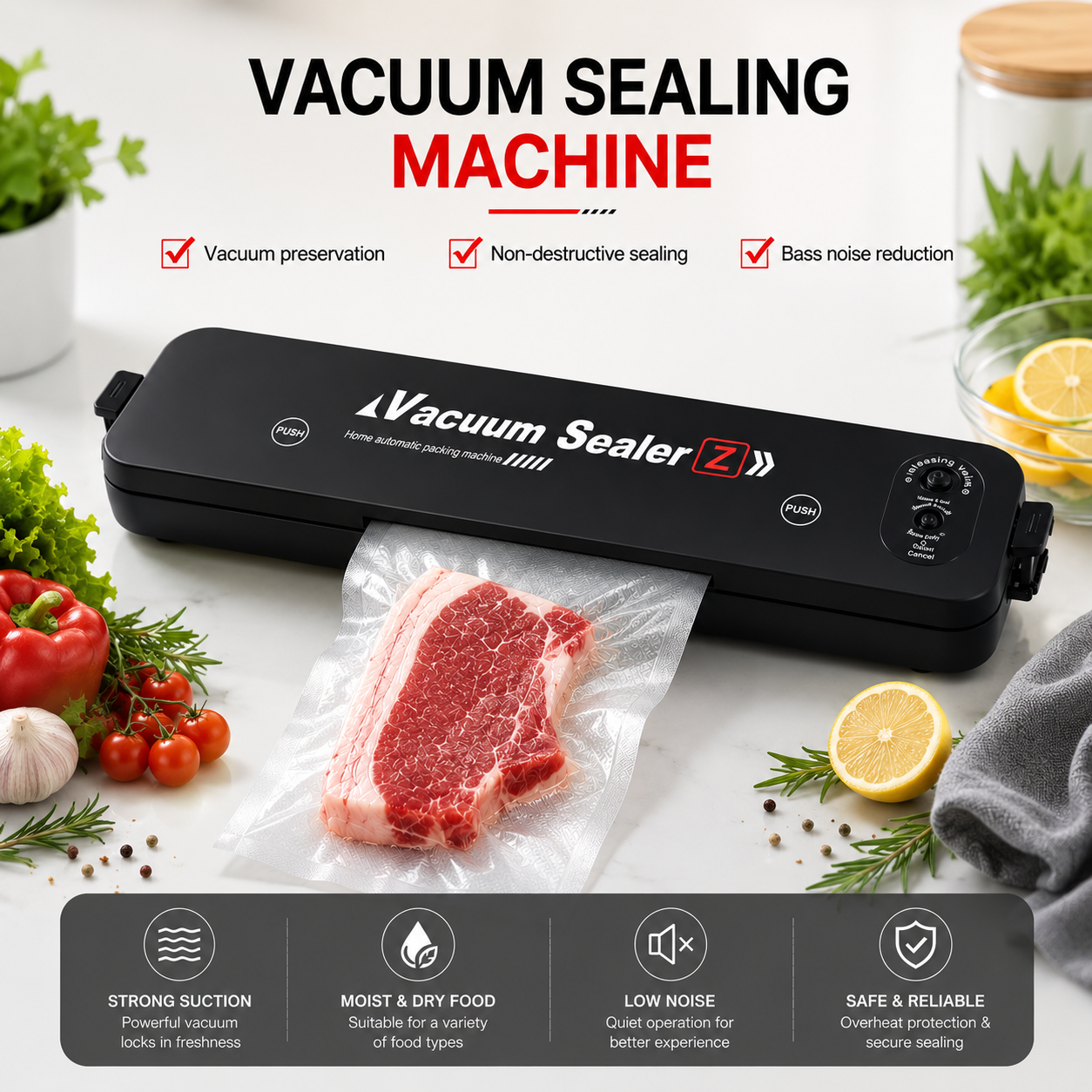LUNÉA HOME Vacuum Sealer Machine