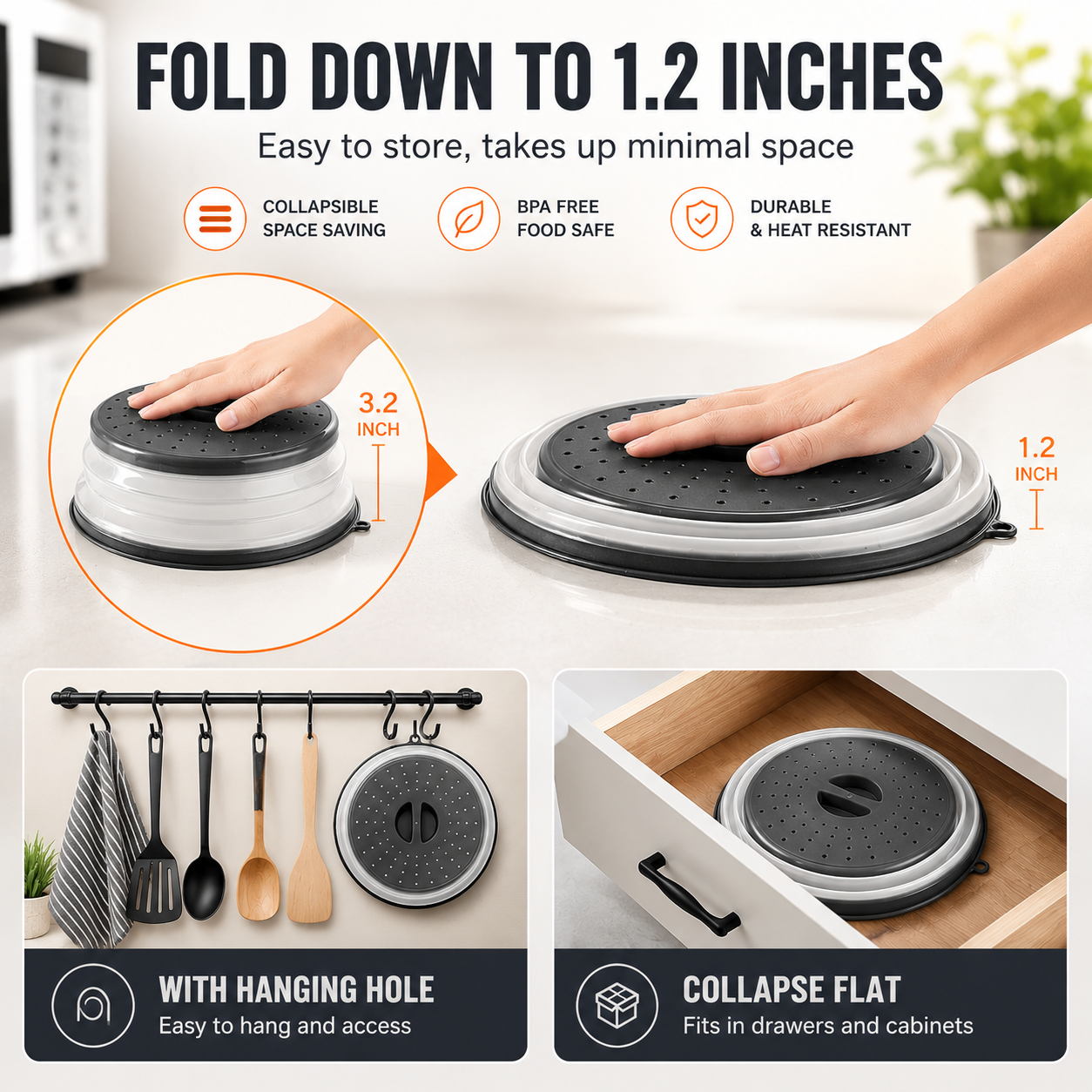 LUNÉA HOME Microwave Splatter Lid